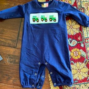 Boutique clothing !!!!! So cute!!!!! Stayed NB BUT, fits like 6-9 months!